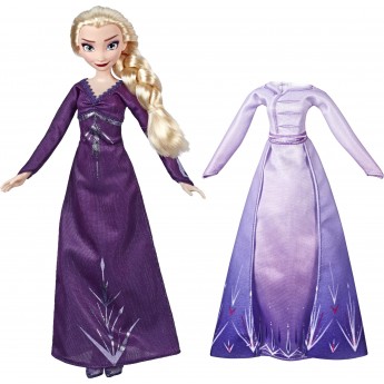 Кукла Hasbro Disney Frozen 2 Эльза с дополнительным нарядом 28 см (E5500/E6907)