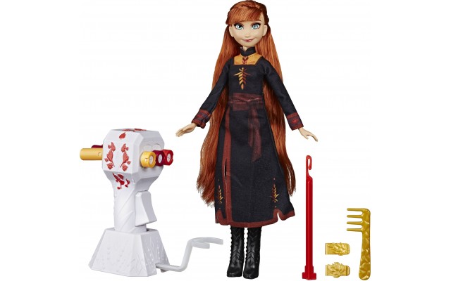 Кукла Hasbro Disney Frozen 2 Анна с аксессуарами для волос (E6950/E7003)