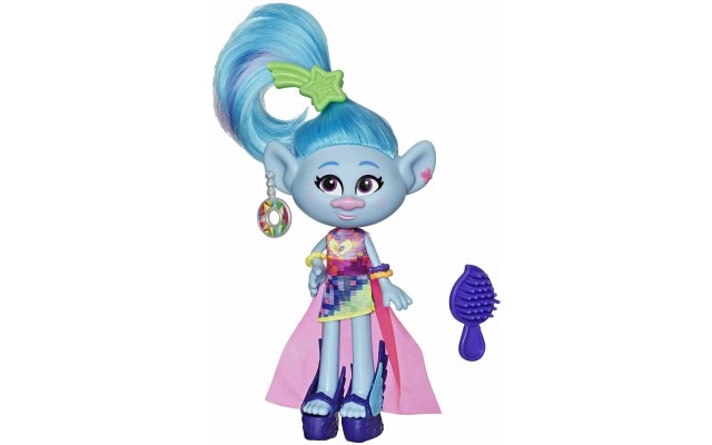 Кукла Hasbro Trolls S2 Делюкс Гламурная Синелька,15 см (E6569/E7188)