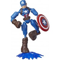 Фигурка Hasbro Avengers Bend end Flex Капитан Америка, 15 см (E7377/E7869)