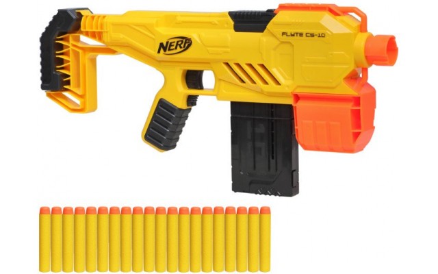 Бластер Hasbro Nerf Alpha Strike Flyte CS-10, магазин на 10 патронів (E8696)