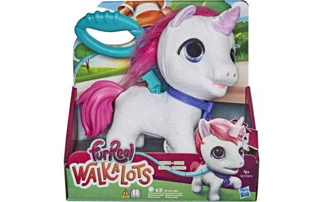 Интерактивная игрушка Hasbro FurReal Friends Озорной Единорог на поводке, со звуком (E8725/E8727)