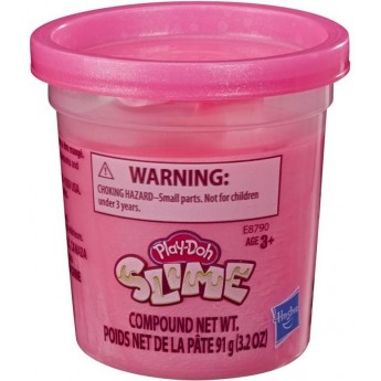 Баночка слайму Hasbro Play-Doh Рожевий металік (E8790/E8808)