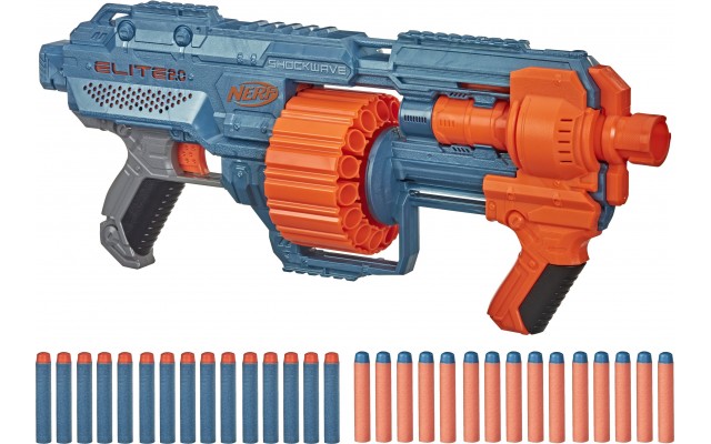 Бластер Hasbro Nerf Elite 2.0 Shockwave RD-15, 30 патронів (E9527)