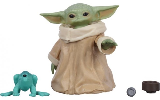 Фигурка Hasbro Star Wars Мандалорец Малыш Йода с аксессуарами, 3 см (F1203)