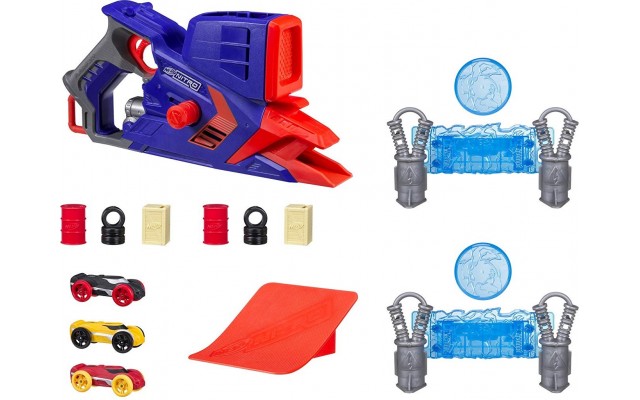 Ігровий набір Hasbro Nerf Nitro Пусковий пристрій FlashFury з 3 машинками (C0788)