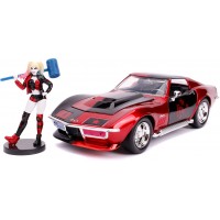 Машинка металлическая Jada Chevrolet Corvette Stingray с фигуркой Харли Квинн (253255019)