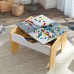  Дерев'яний ігровий стіл KidKraft з дошкою для конструктора 2 в 1 (10039) title=