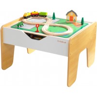 Деревянный игровой стол KidKraft с доской для конструктора 2 в 1 (10039)