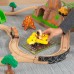 Деревянный игровой набор KidKraft Железная дорога с динозаврами (18016) title=