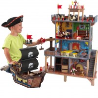 Деревянный игровой набор KidKraft Пиратский форт, звук и свет (63284)