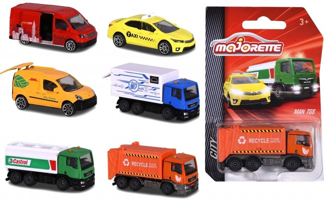 Машинка Majorette Городская сервисная техника 7.5 см, 6 видов (2057500)