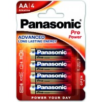Батарейки Panasonic PRO POWER AA щелочные 4 шт.  (LR6XEG/4BP)
