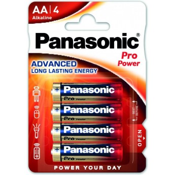 Батарейки Panasonic PRO POWER AA щелочные 4 шт.  (LR6XEG/4BP)