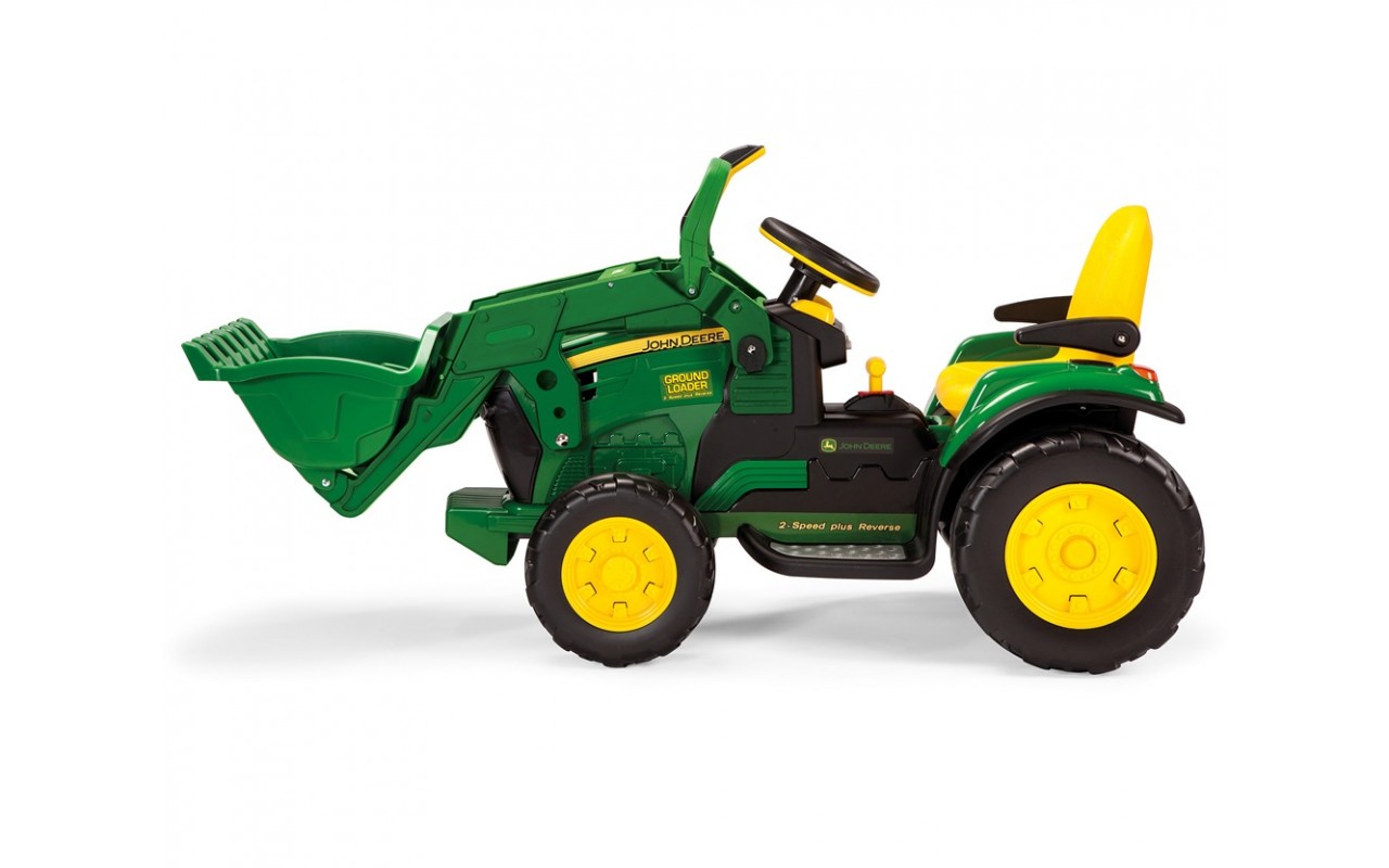 Електромобіль трактор John Deere Ground Loader з навантажувачем Peg-Perego (OR 0068)