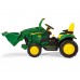 Електромобіль трактор John Deere Ground Loader з навантажувачем Peg-Perego (OR 0068) title=