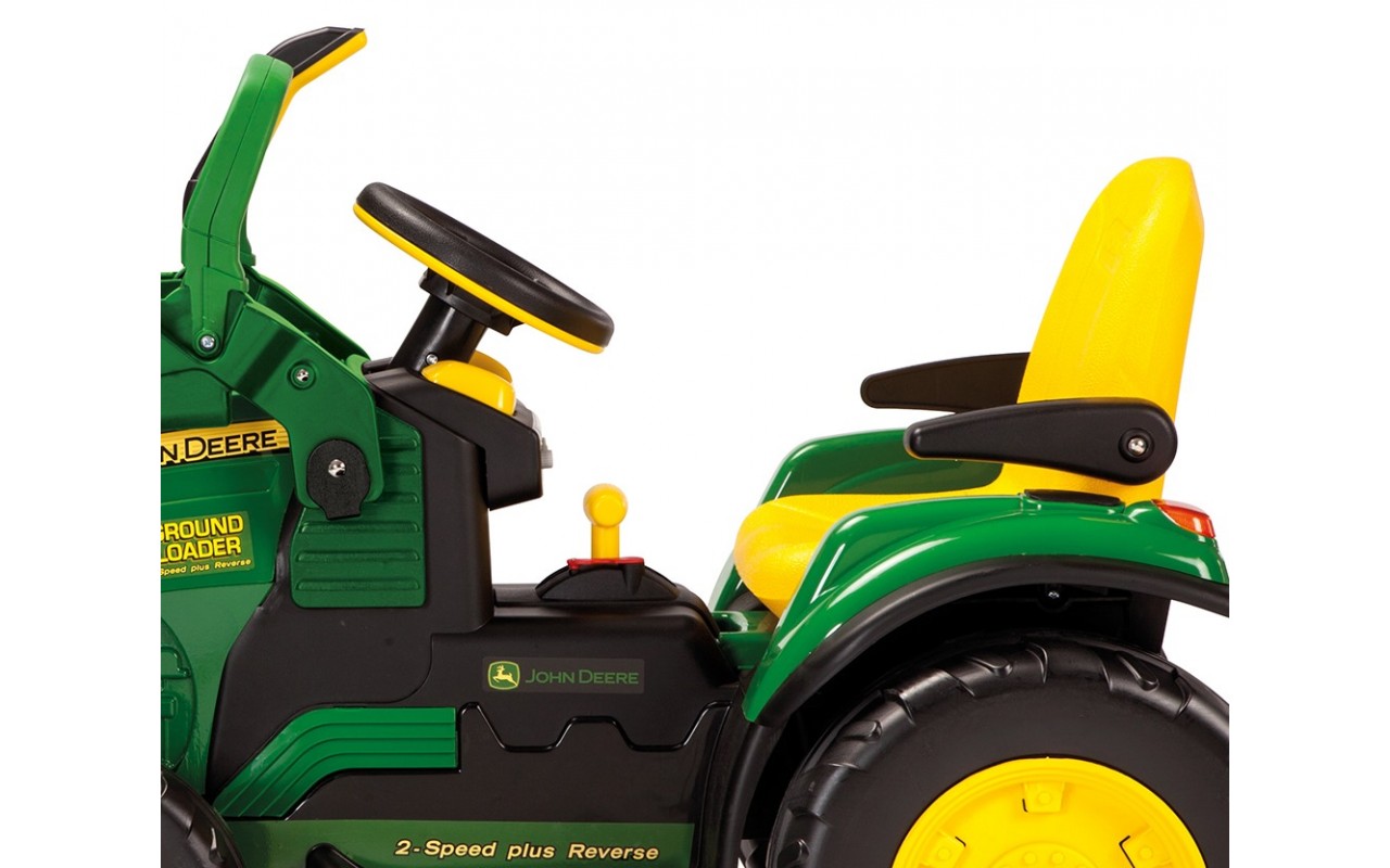 Електромобіль трактор John Deere Ground Loader з навантажувачем Peg-Perego (OR 0068)