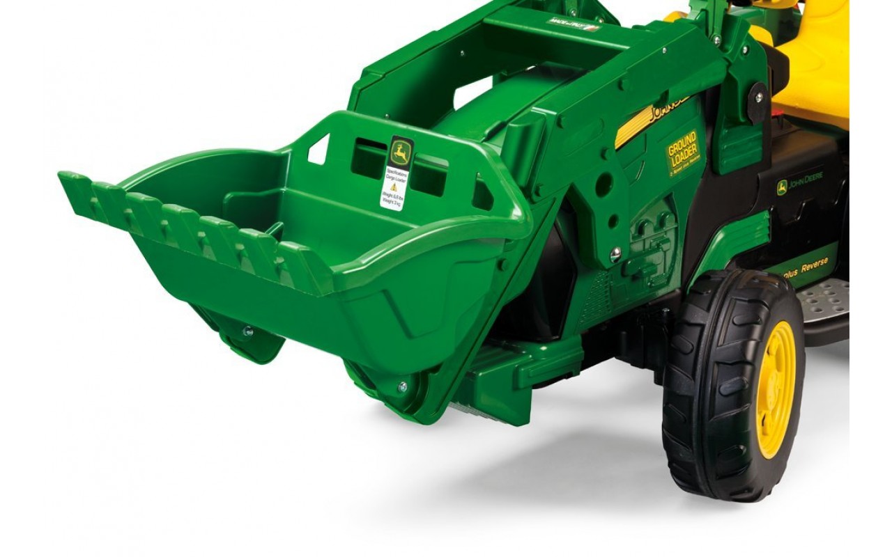 Електромобіль трактор John Deere Ground Loader з навантажувачем Peg-Perego (OR 0068)
