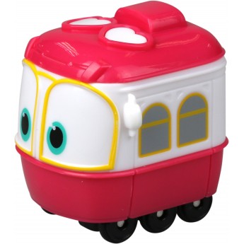 Игрушка Silverlit Robot Trains паровозик Салли красный 6 см (80158)