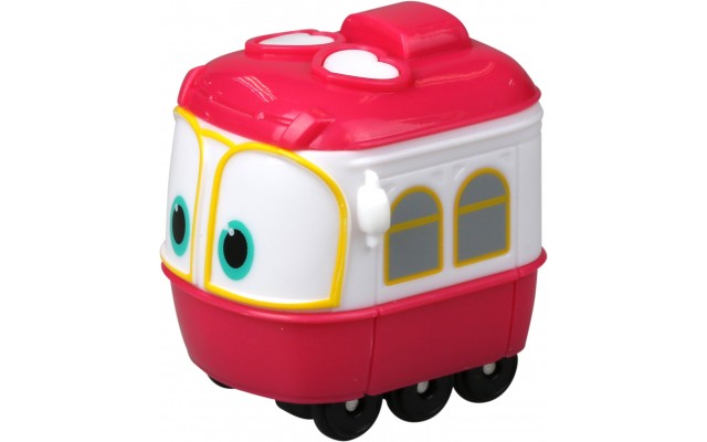 Игрушка Silverlit Robot Trains паровозик Салли красный 6 см (80158)
