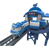 Ігровий набір Silverlit Robot Trains Станція Кея з поїздом і 2 знімними вагонами (80170)
