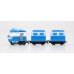 Игрушка Silverlit Robot Trains паровозик Кей с двумя вагонами (80176) title=
