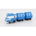 Игрушка Silverlit Robot Trains паровозик Кей с двумя вагонами (80176) title=