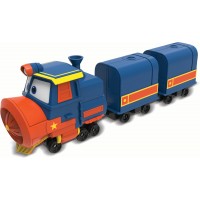 Іграшка Silverlit Robot Trains паровозик Віктор з двома вагонами (80179)