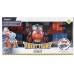Игрушка Silverlit Robot Trains паровоз трансформер Виктор с двумя вагонами (80186) title=
