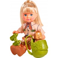 Кукла Simba Эви с обезьянками и аксес. 12 см (5733481)