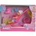Кукольный набор New Born Baby Пупс Мини, с коляской и аксессуарами (5030928) title=