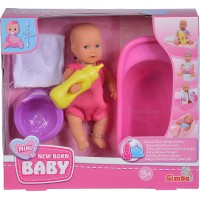 Мини пупс New Born Baby, с ванночкой (5033218)