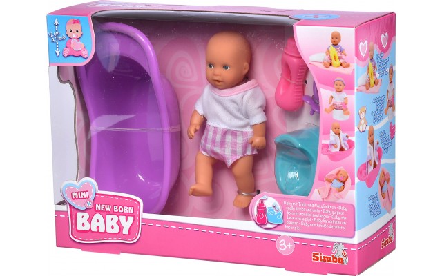 Мини пупс New Born Baby, 3 вида (5039806)