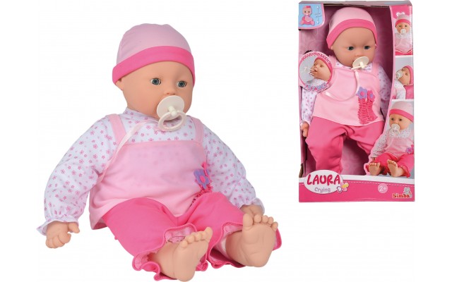 Інтерактивний пупс New Born Baby Лаура, плаче (5140185)