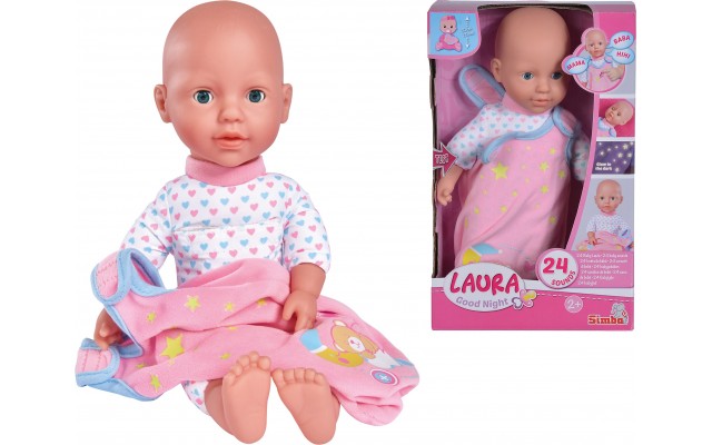 Интерактивный пупс New Born Baby Лаура Спокойной ночи, говорит (5140199)