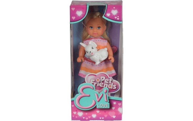Лялька Simba Еві з маленьким вихованцем, 3 види (5730513)