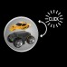 Машинка до треку Smoby Флекстрім зі знімним корпусом, світлом та звуком, жовта (180907WEB) title=