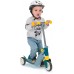 Детский самокат-трансформер Smoby 2-в-1 с металлической рамой, трехколесный (750612) title=