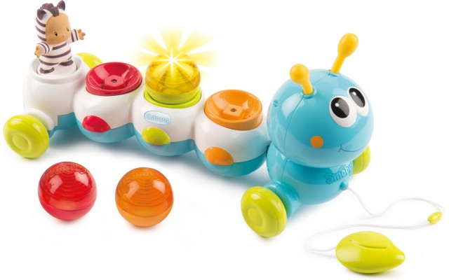 Електронна іграшка Smoby Toys Cotoons Гусінь, звук та світло (110422)