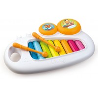 Дитячий музичний ксилофон Smoby Toys Cotoons з ручкою (110500)
