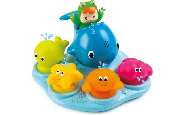 Дитячий набір для ванни Smoby Toys Cotoons Веселі тварини (110608)
