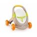Коляска для ляльки Smoby Toys Minikis 3 в 1 Веселі тваринки (210206) title=