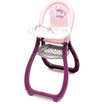 Игрушечный стульчик Smoby Baby Nurse Прованс для кормления с аксессуарами (220342)