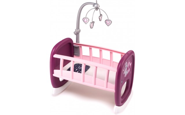 Колыбель для кукол Smoby Baby Nurse Прованс с мобилем 47 см (220343)