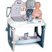 Ігровий центр Smoby Toys Догляд за лялькою зі звуком, світлом та аксесуарами (240300)