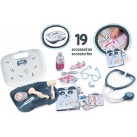 Ігровий набір Smoby Toys Кейс Догляд за лялькою з аксесуарами для догляду та лікування (240301)