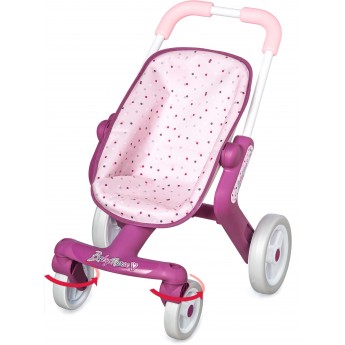 Коляска Smoby Baby Nurse Прованс Прогулка для куклы с поворотными колесами (251203)