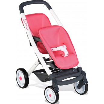 Коляска игрушечная Smoby Maxi-Cosi & Quinny для кукол близнецов розовая (253298)