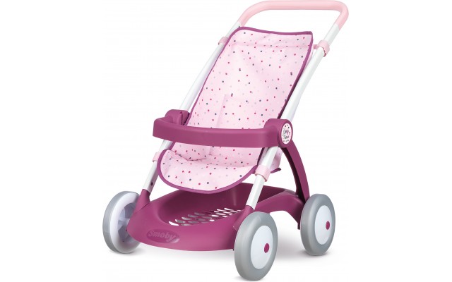 Коляска для кукол Smoby Baby Nurse Прованс Прогулка с корзиной (254003)
