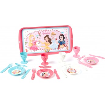 Набор посуды игрушечный Smoby Disney Princess Полдник с подносом 21 предмет (310575)